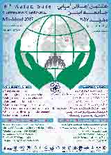 Poster of 8th Safe Community Asian Conference and  1st Safe Community Regional Conference, Mashhad 2017